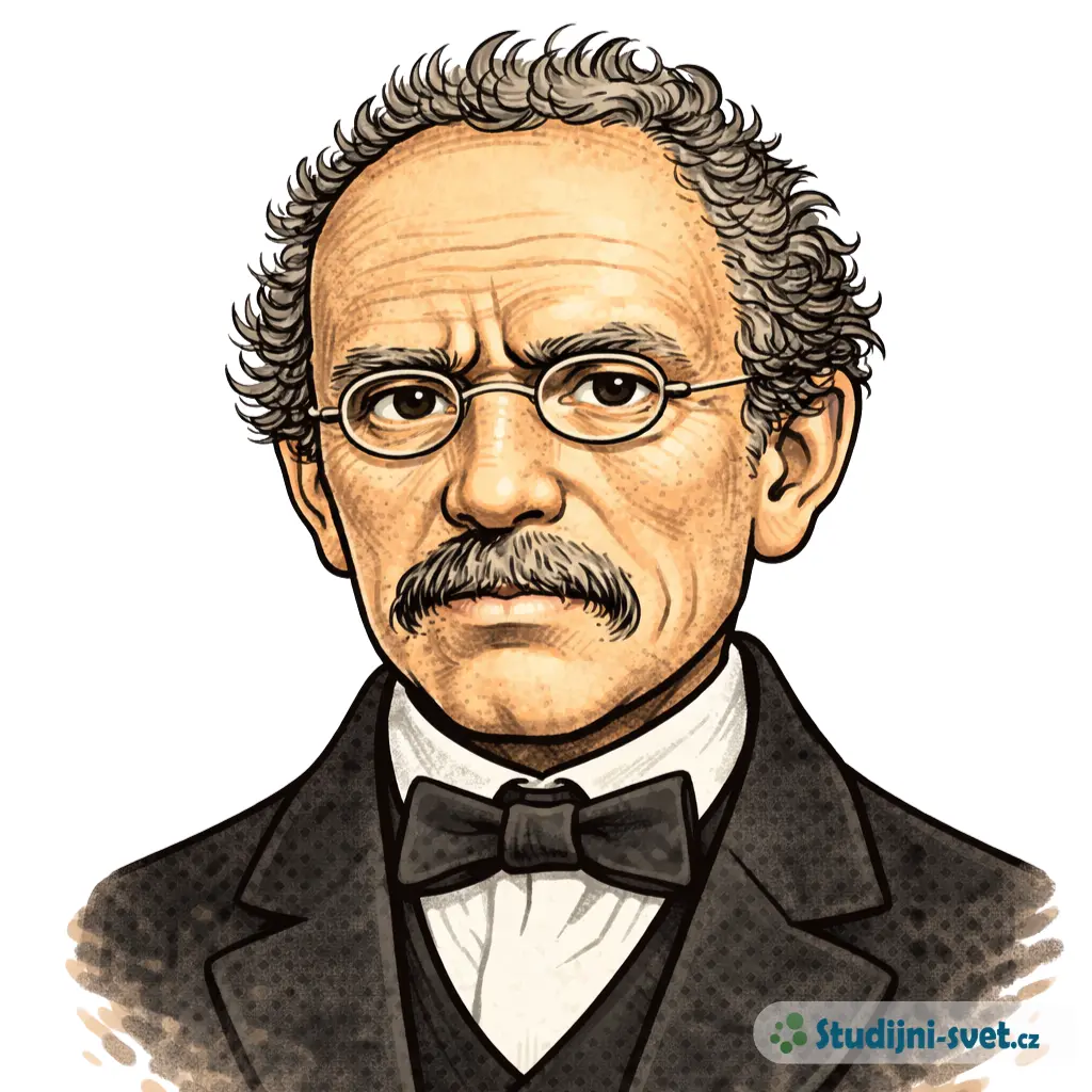 Ilustrovaný portrét Karla Jaromíra Erbena
