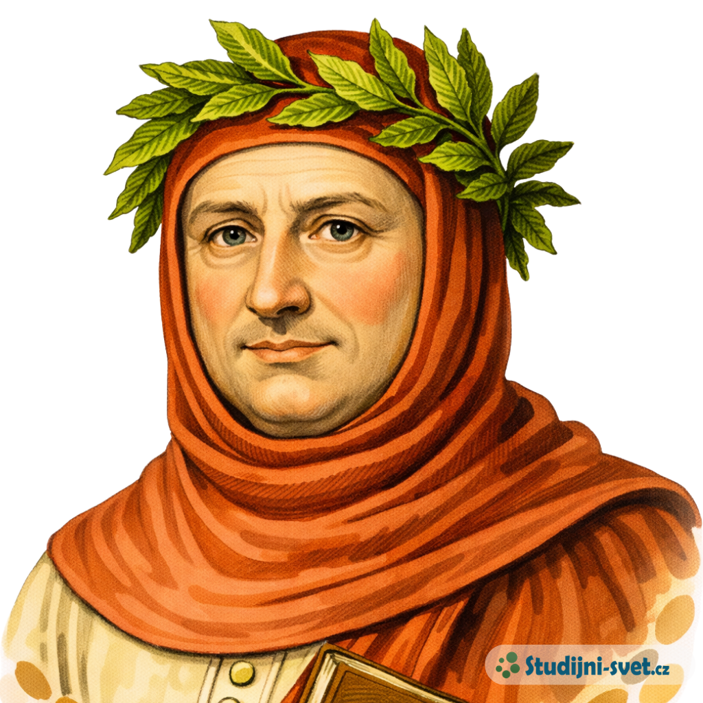 Ilustrovaný portrét: Francesco Petrarca