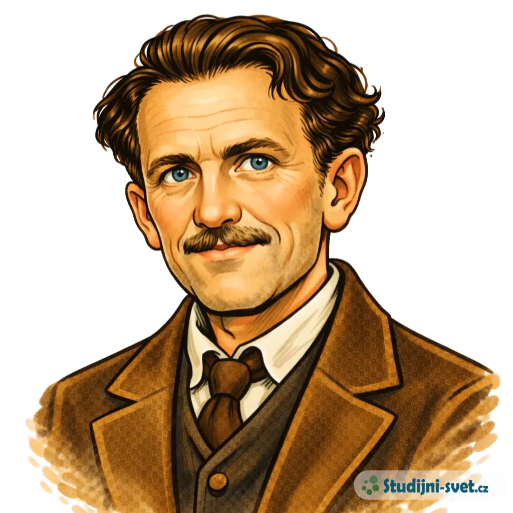 Portrét spisovatele George Orwella